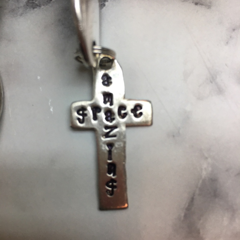 Silver spoon key chain that hangs on purse, charm - Picture 4 of 4